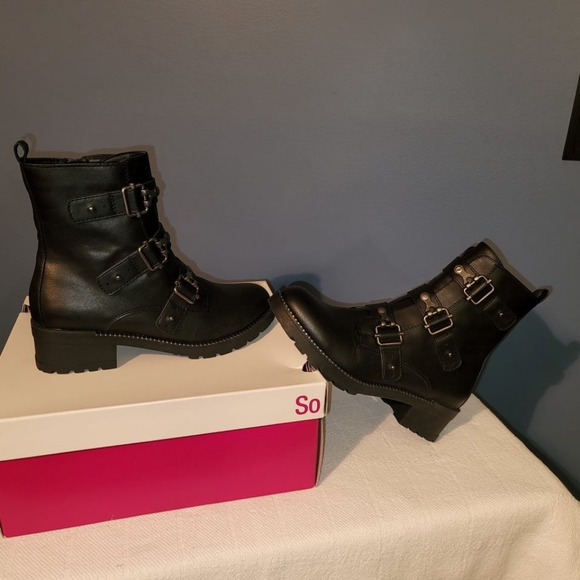 SO BRAND NEW Triple Buckle Boots - Picture 6 of 7